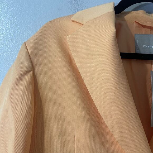 EVERLANE The 80's Oversized Blazer Size 2 Orange NEW Preppy Modern Casual - Picture 3 of 9